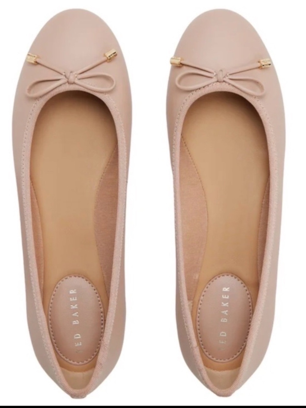 Ted Baker Leather Ballet Flats/Shoes (NEW)
